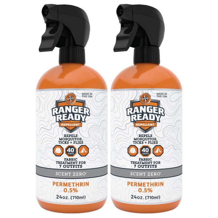 Pack of 2 Permethrin Insect Repellent Fabric Spray - Scent Zero (24 Oz.)