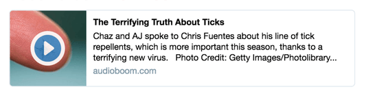 99.1 PLR, Chaz and AJ: The Terrifying Truth About Ticks With Chris Fuentes