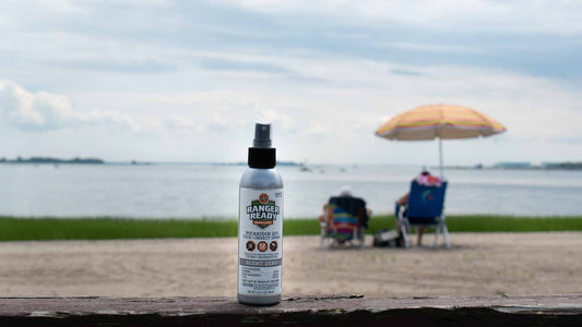 ranger ready tick repellent at the beach