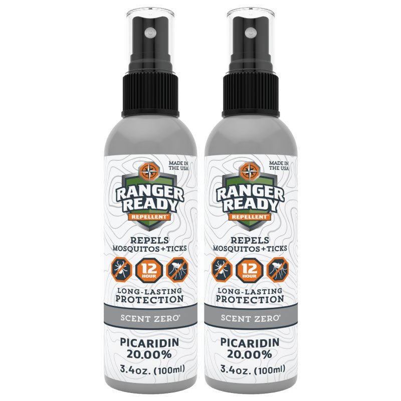 Pack of 2 Picaridin Insect Repellent Spray - Scent Zero (3.4 Oz.)