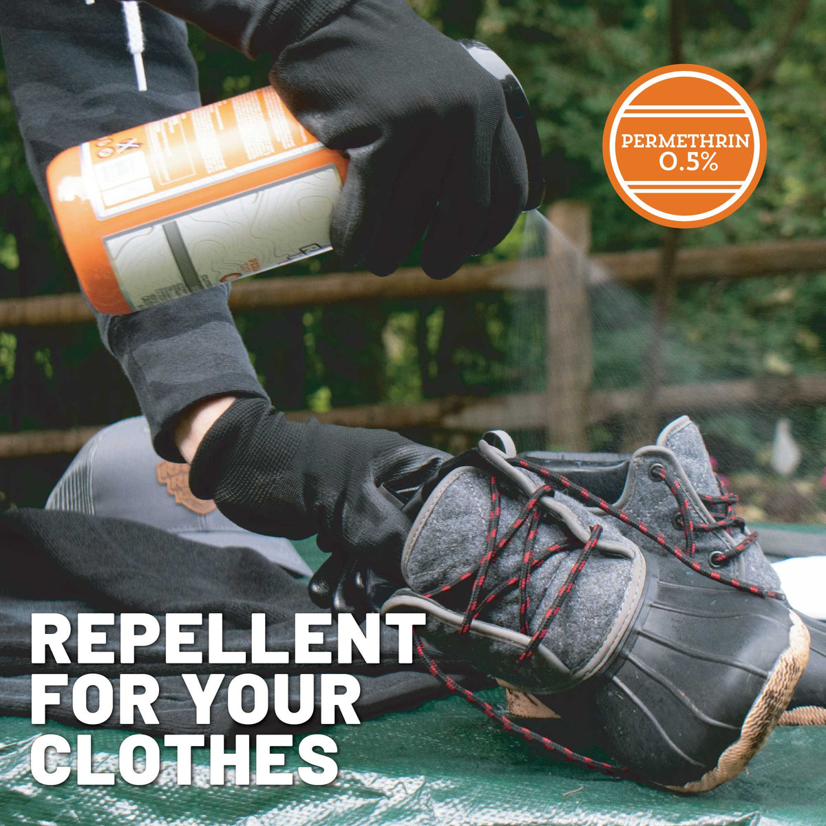 Picaridin And Permethrin Repellent Spray - 235ml, 8.0oz Repellents - Repellent for your clothes