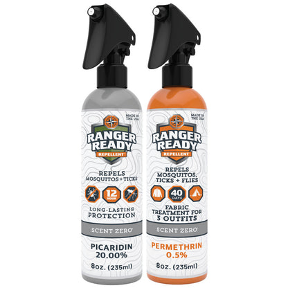 Picaridin + Permethrin P2 Pak™ Insect Repellent - Scent Zero 2-Pack