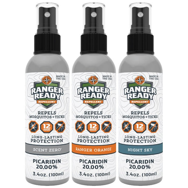 Picaridin Insect Repellent Spray - Variety Scents 3-Pack